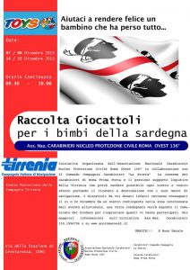 raccolta giocattoli sardegna